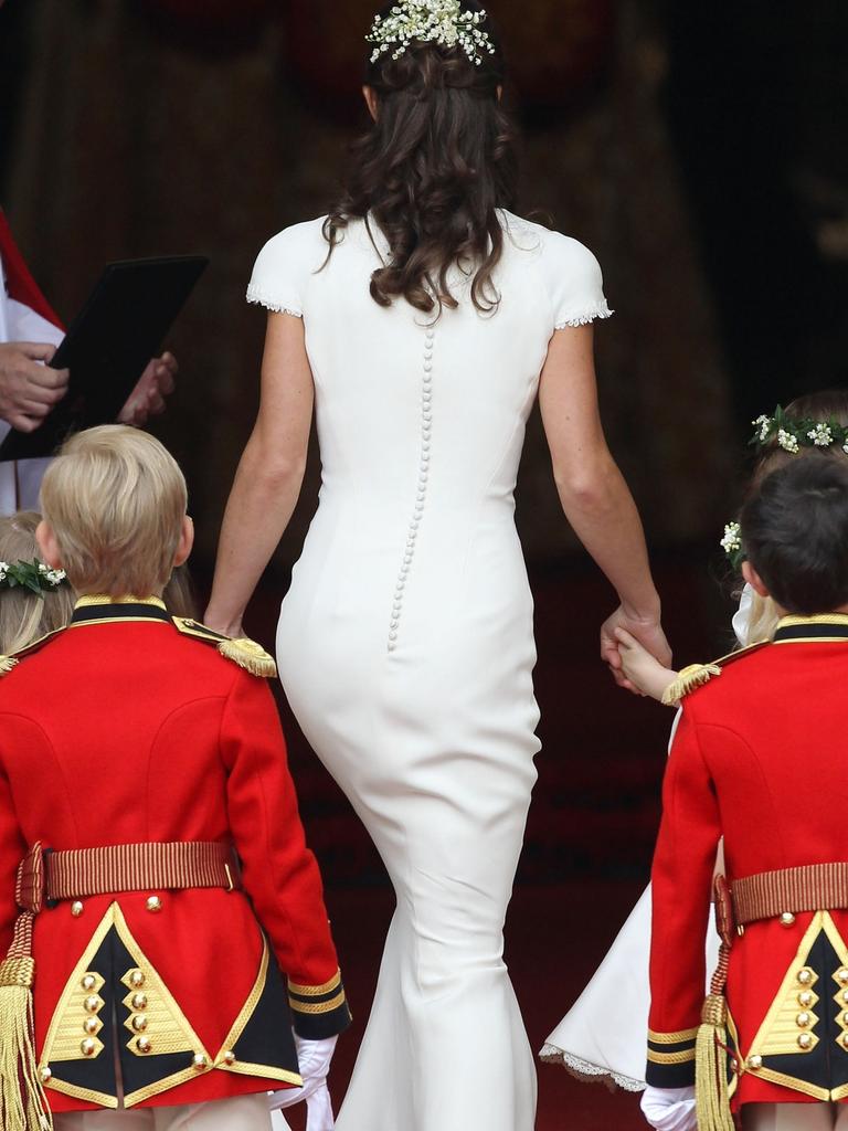 Lagerfeld said Pippa Middleton should only be pictured from behind.  Picture:  Getty