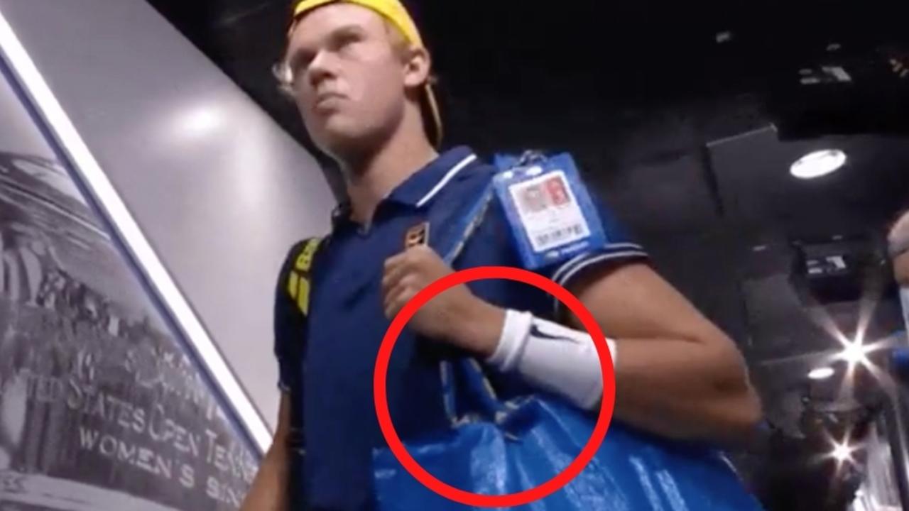 Your favorite bag? - Holger Rune hilariously revisits his IKEA bag  entrance at US Open after Jannik Sinner's Gucci debut at Wimbledon