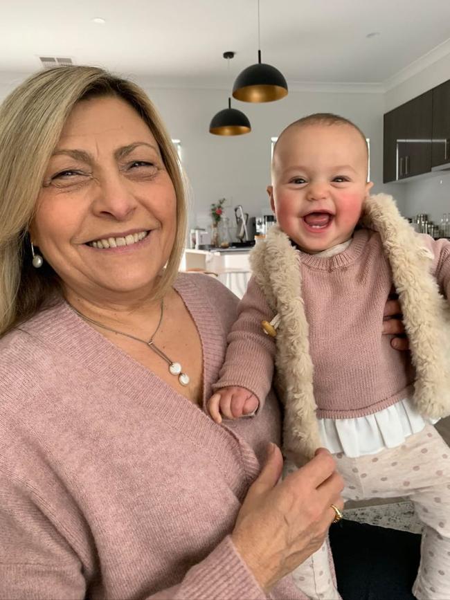 Emanuela Cioffi with granddaughter India. Picture: Supplied by family