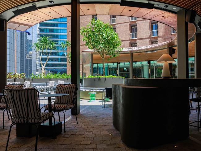 The newly renovated Wentworth Bar at the Sofitel Sydney Wentworth. Picture: Justin Lloyd