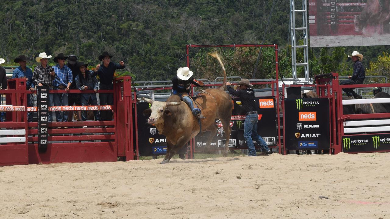 Cody Heffernan at the PBR Airlie Beach Invitational. Picture: Laura Thomas