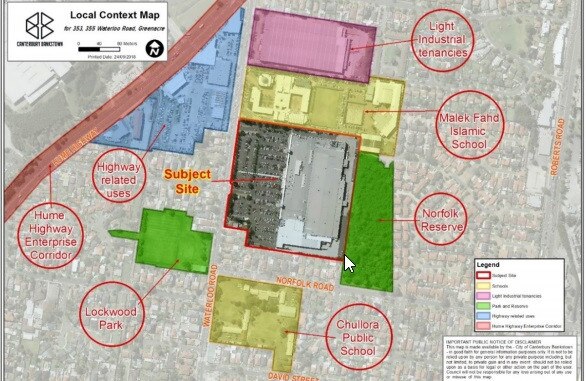 The planned development for Chullora marketplace.