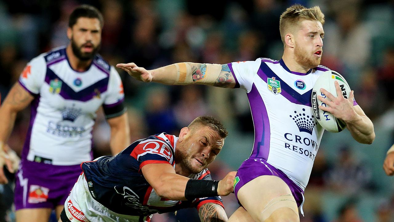 Cameron Munster expects to have Jared Waerea-Hargreaves hot on his tail. Picture: Mark Evans