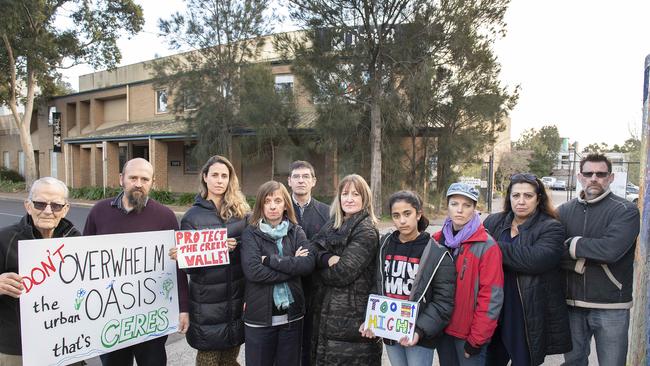 Campaigners from CERES and local homes have been fighting the proposed development since last year. Picture: Ellen Smith