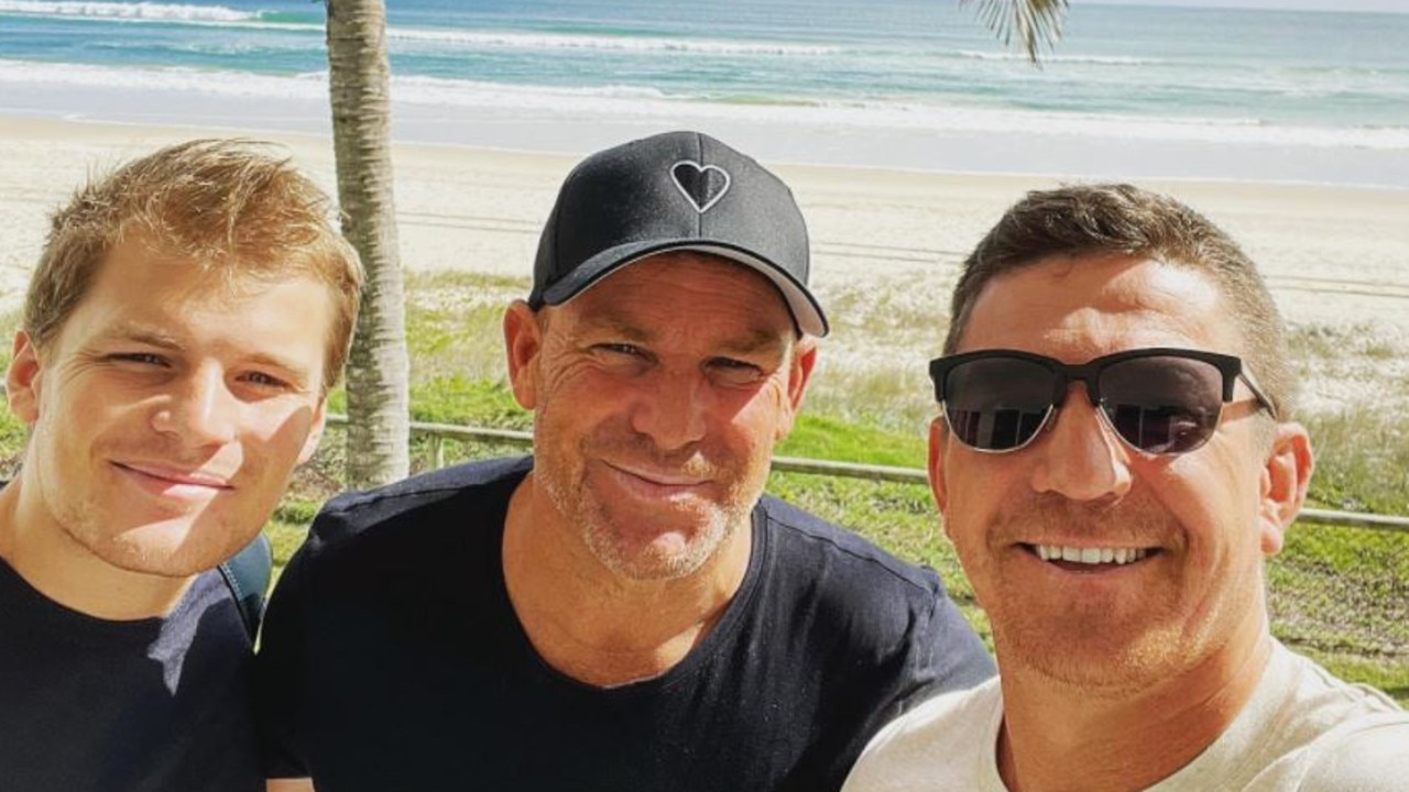 Shane Warne loved travelling with family and mates. Picture: Instagram