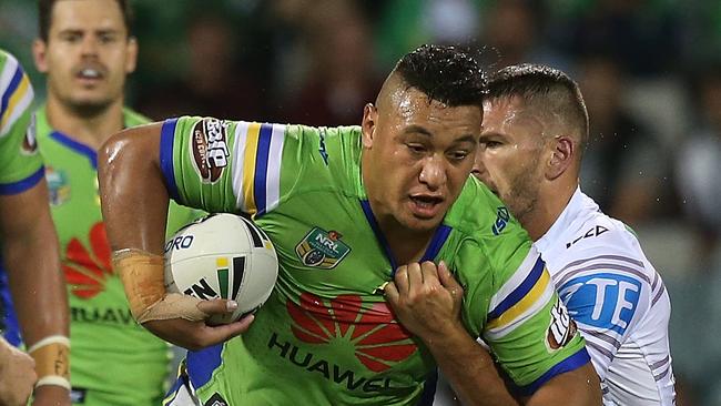 Josh Papalii has been in great form for the Canberra Raiders. Picture Kym Smith