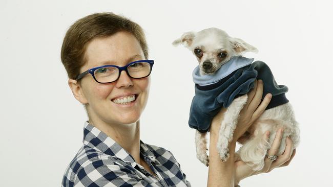 News Local Vet columnist Anne Fawcett with her dog Phil. Picture: John Appleyard