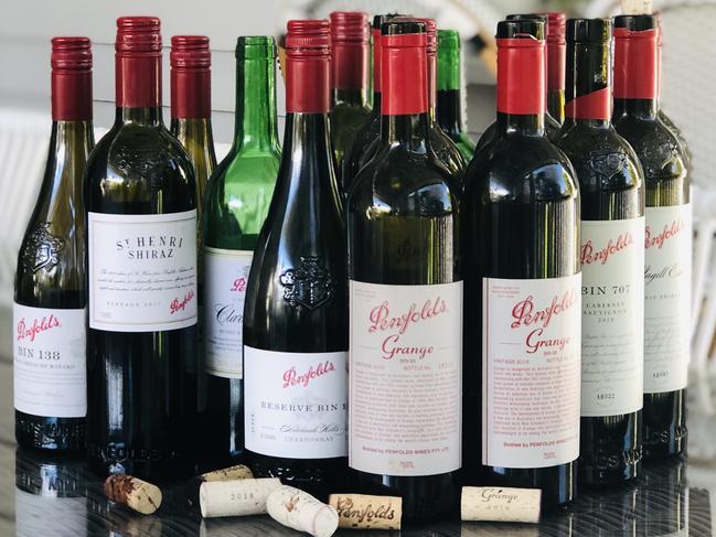 Penfolds had its product counterfeited by Chinese fraudsters who sold cheap wine in fancy bottles. Picture: Des Houghton.