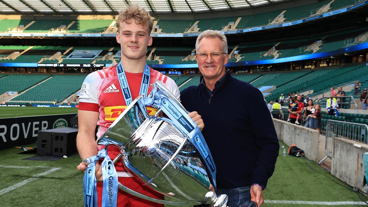 Louis Lynagh - the son of Wallabies legend, Michael - has been selected for England. Photo: Getty Images