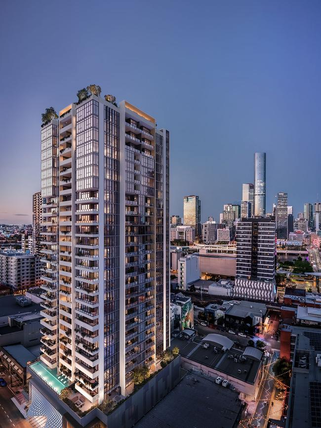 Artist impressions of Tallis Property Group's Akin Residences at South Brisbane.