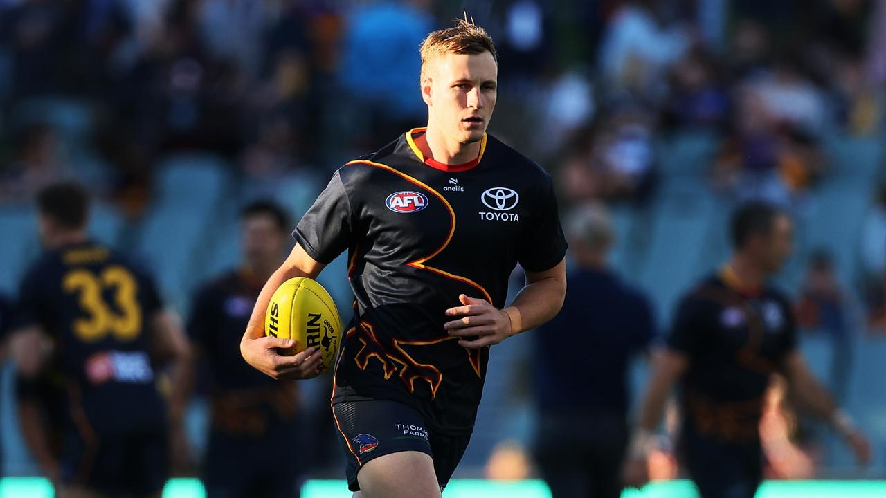 Jordan Dawson is off the boil. Picture: James Elsby/AFL Photos via Getty Images