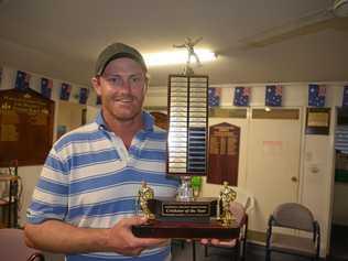 WELL DONE: Warwick Cricket Association Cricketer of the Year for the 2018/2019 season, John Cleary. Picture: Gerard Walsh