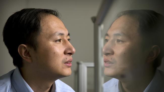 He Jiankui claims to have genetically tailored humans. Picture: AP