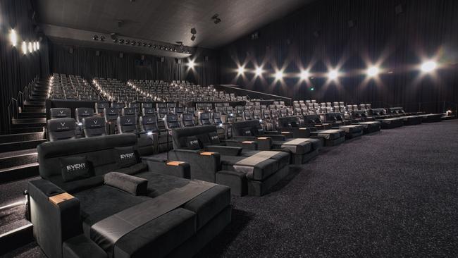 A $2m revamp of the Earlville Event Cinemas complex will open to the public on December 10. Picture: Event Cinemas