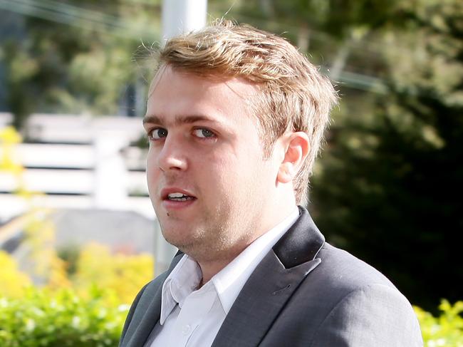 Joshua Finn arriving at Gosford District Court, who is appealing the severity of his sentence for lighting dozens of fires around the Toukley and Norah Head area. Picture:Peter Clark