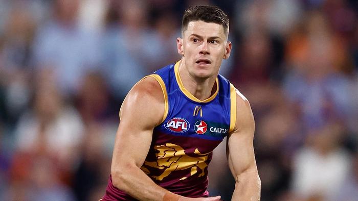 BRISBANE, AUSTRALIA - SEPTEMBER 07: Dayne Zorko of the Lions in action during the 2024 AFL First Elimination Final match between the Brisbane Lions and the Carlton Blues at The Gabba on September 07, 2024 in Brisbane, Australia. (Photo by Michael Willson/AFL Photos via Getty Images)