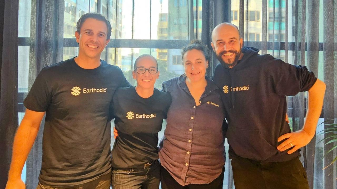 Earthodic chief executive Anthony Musumeci, chief strategy officer Melissa Mail, chief operations officer Fiona Donaghey and chief technical officer Albert Tietz