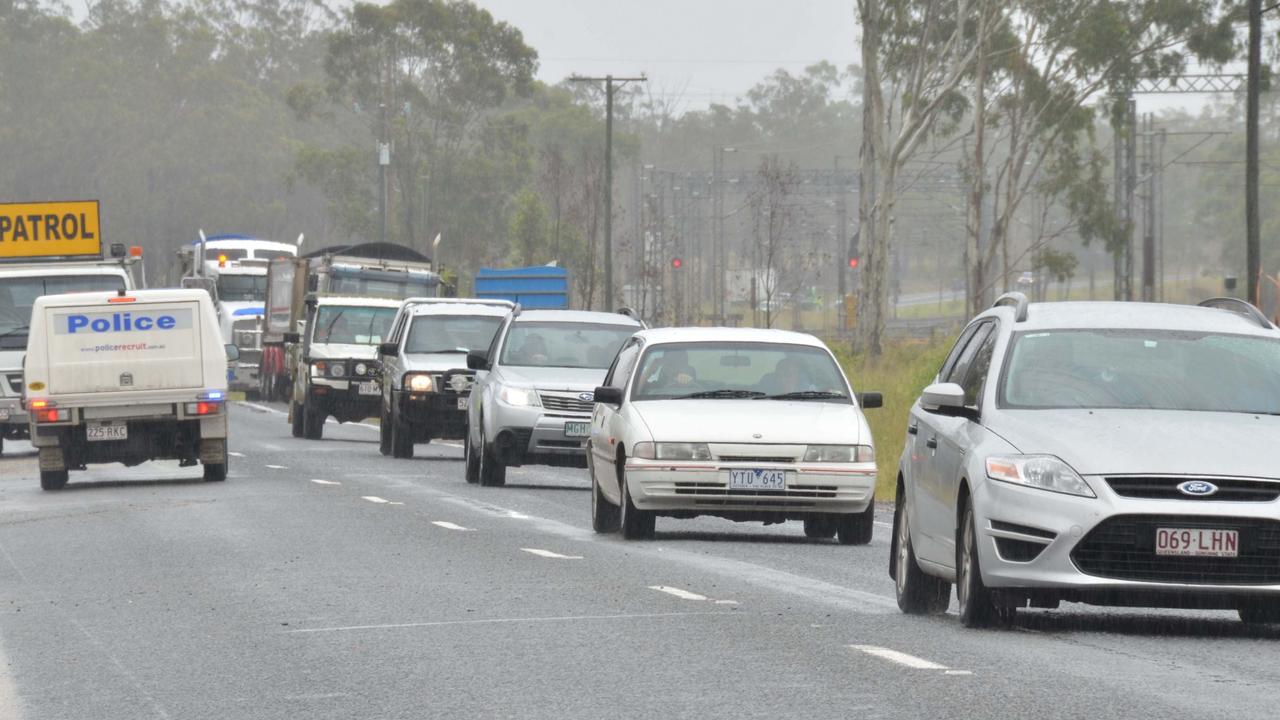 There is money in the Budget to fix congestion and improve floodproofing on the Bruce Highway at Gladstone. Picture: Murray Ware