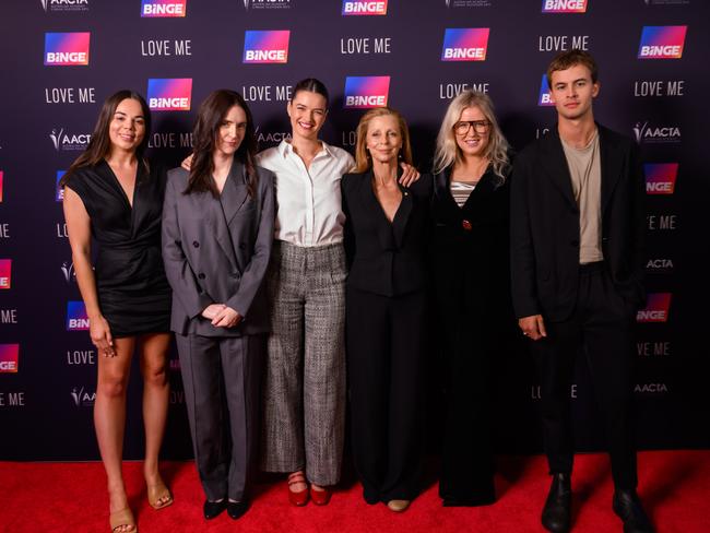 Cast and creatives: Lana Greenhalgh, Bonnie Moir, Mitzi Ruhlmann, Heather Mitchell, Alison Hurbert-Burns and William Lodder. Picture: James Gourley