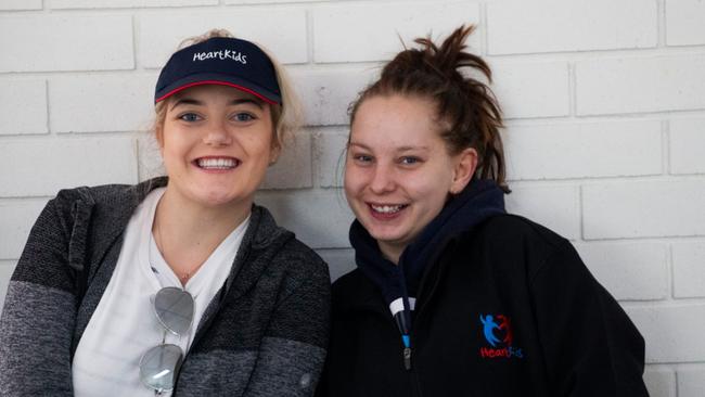 Redcliffe teenager Ainsleigh Friedrich (left) has become a HeatKids Teen Camp camp champ.