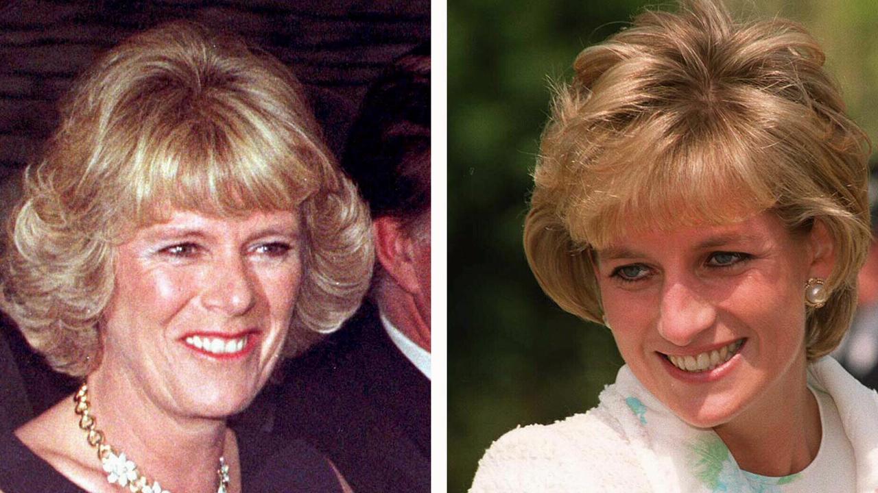Camilla (left) and Diana are being pitted against each other once more. Picture: AP