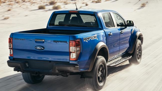 Dual-cab only: The Raptor’s twin-turbo promises 157kW/500Nm.