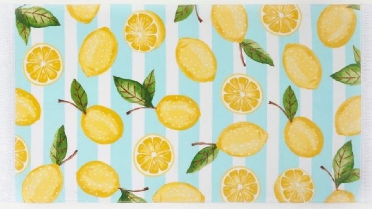 Heritage Santorini Lemons Beach Towel