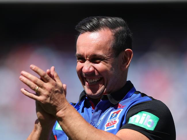 Matthew Johns is happy to act as a spruiker for the Knights. Picture: Getty Images