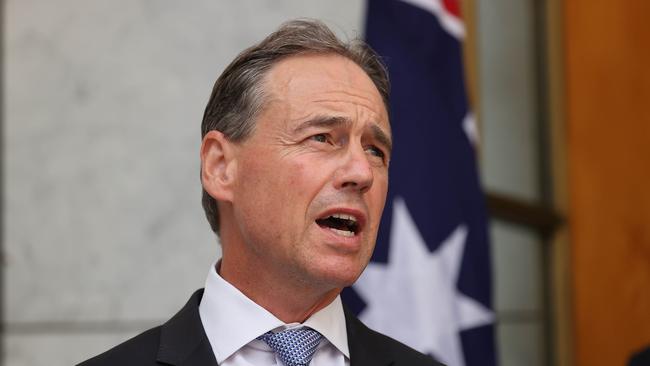 Federal Health Minister Greg Hunt. Picture: NCA NewsWire / Gary Ramage