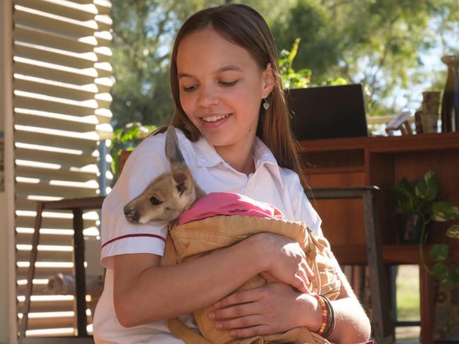 Lily Whiteley makes her big screen debut as Charlie in Kangaroo, a new feature film shot in Alice Springs and Bondi, which is now set to be released in September 2025. Picture: Supplied