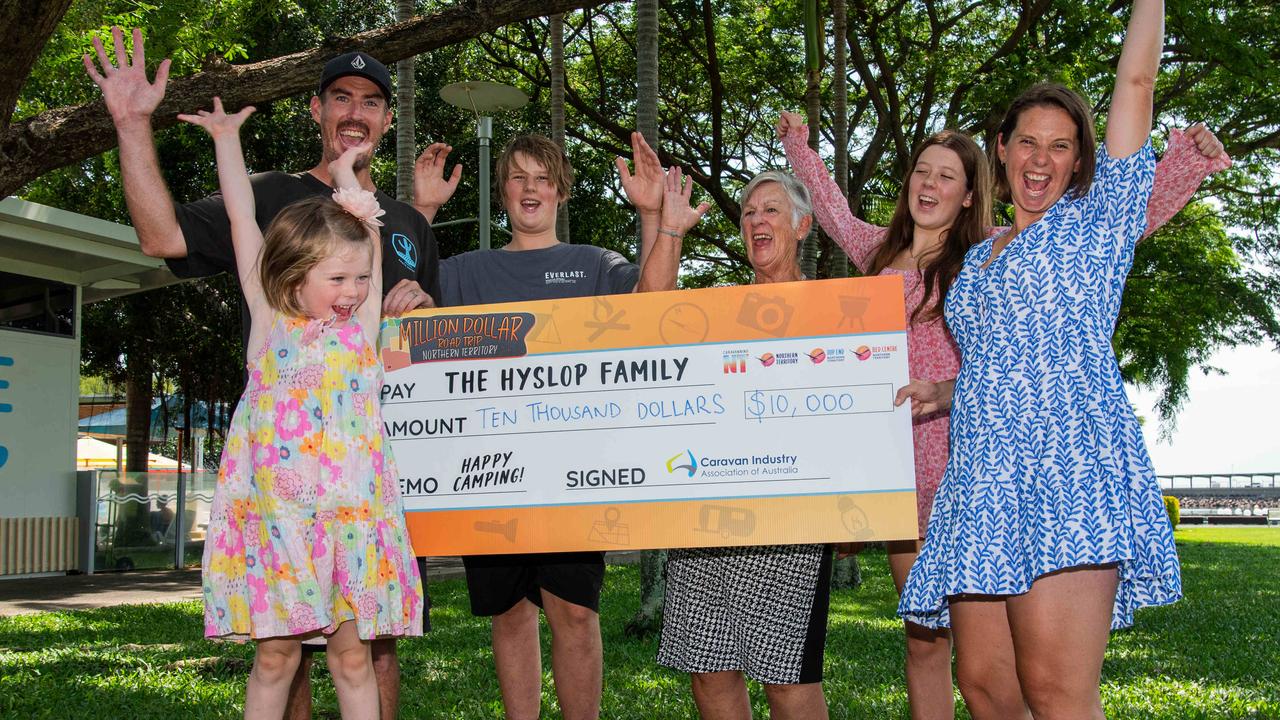 ‘Thrilled’: Victoria family wins NT Million Dollar Road Trip