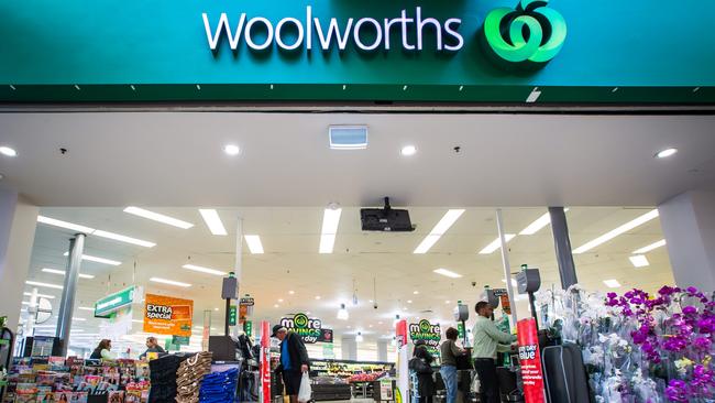 The ACCC says Australia’s supermarket sector is highly concentrated, dominated by Woolworths and Coles. Picture: Bloomberg