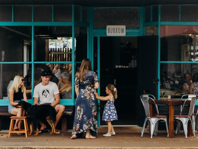 Burrow cafe. Bridge St. Toowoomba.