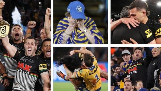 The many faces of a rugby league grand final.