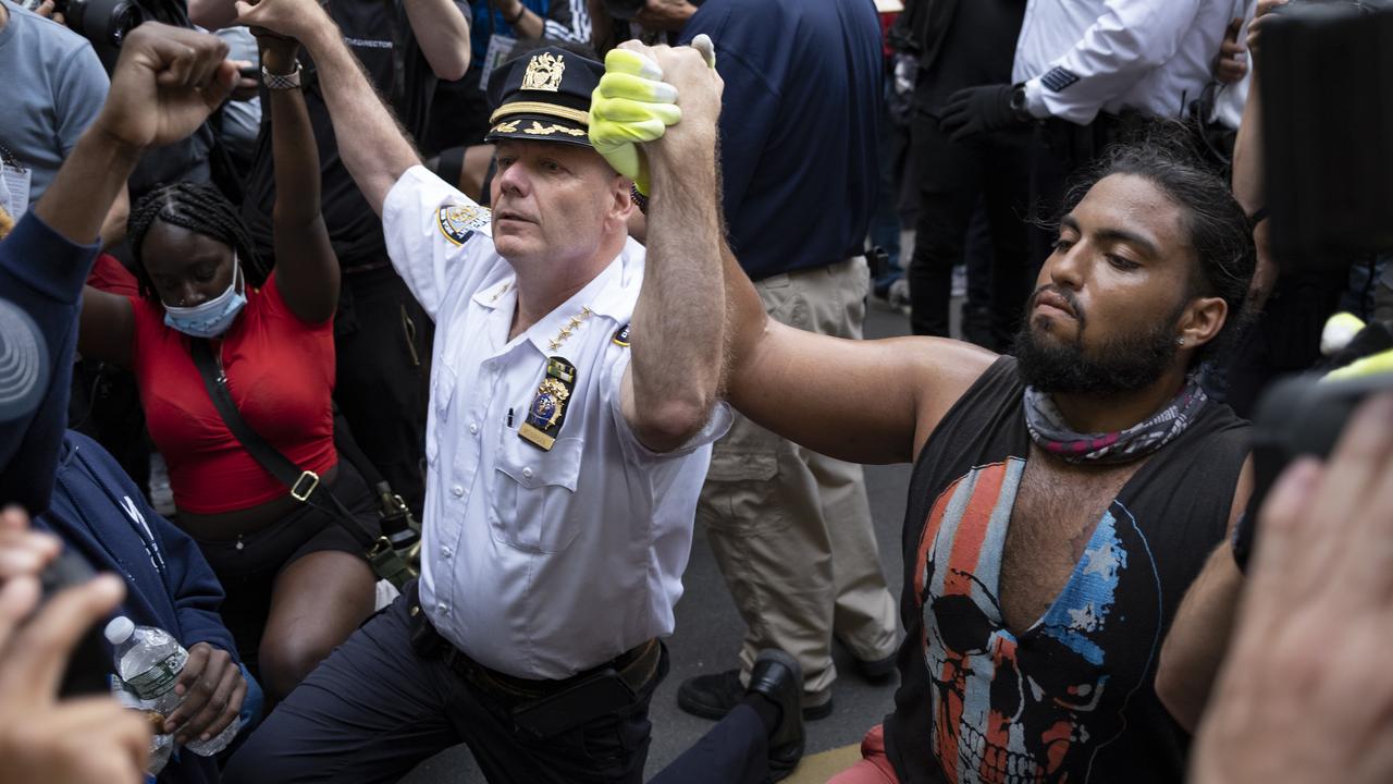 He said they cannot be fighting in the city they love and share. Picture: Craig Ruttle/AP