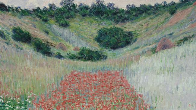 Claude Monet French 1840–1926 Poppy field in a hollow near Giverny 1885 oil on canvas.