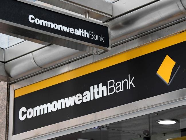 SYDNEY, AUSTRALIA - NCA NewsWire Photos AUGUST, 12, 2020: Commonwealth Bank of Australia (CBA) signage in Sydney. Picture: NCA NewsWire/Bianca De Marchi