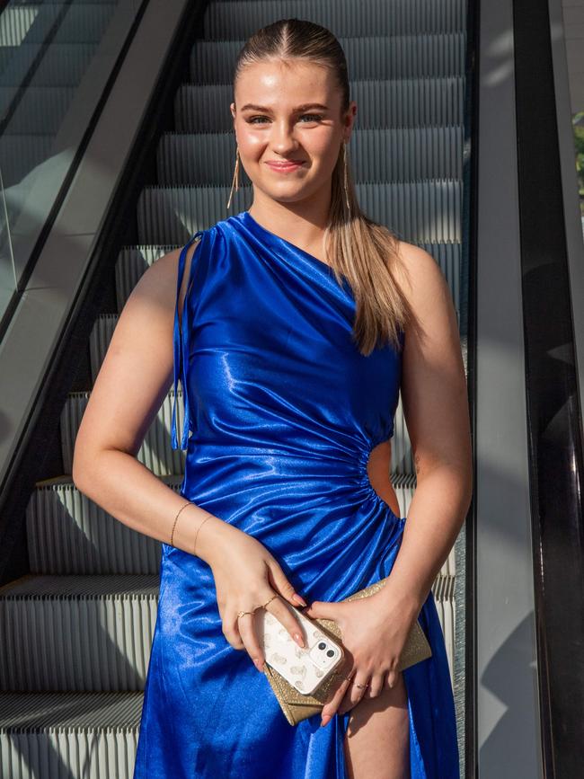 Emma Secrett at the Year 12 School formals of Darwin High School at Darwin Convention Centre, Darwin. Picture: Pema Tamang Pakhrin.