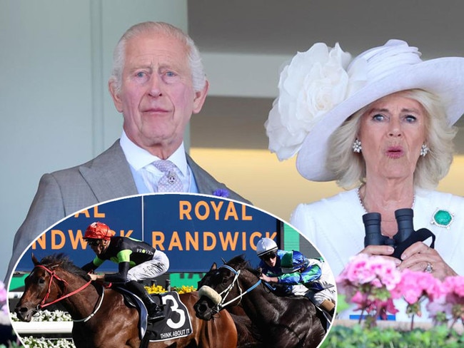 King Charles and Queen Camiila at Royal Ascot. They may be on hand at Royal Randwick for The Everest. Pictures: AFP/News Corp