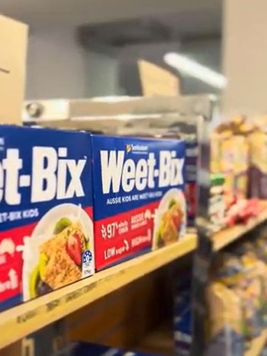 Western Pantry offers free food for students. Picture: News.com.au