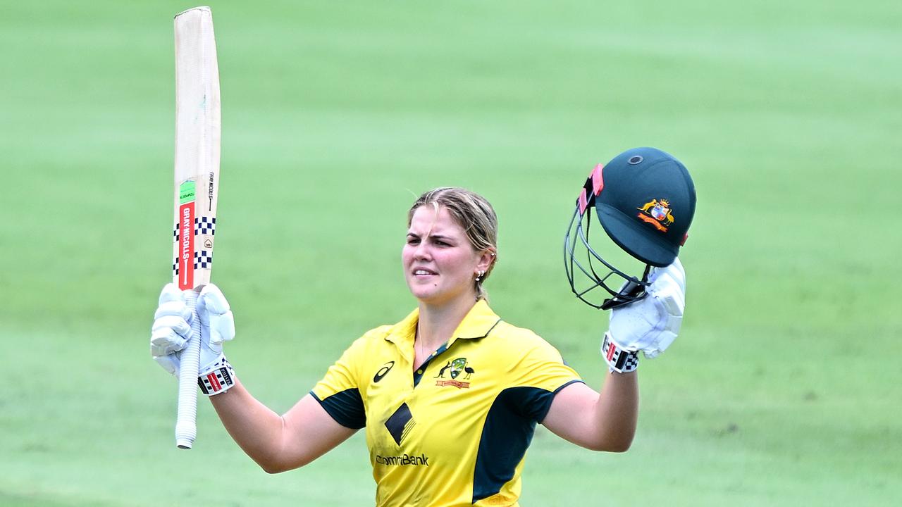 Georgia Voll will now tour New Zealand after her breakout series against India. Picture: Bradley Kanaris/Getty Images