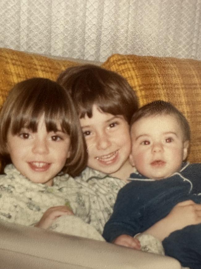 Maria (left), Pat (centre) and Angela (right) in 1979. Picture: Supplied