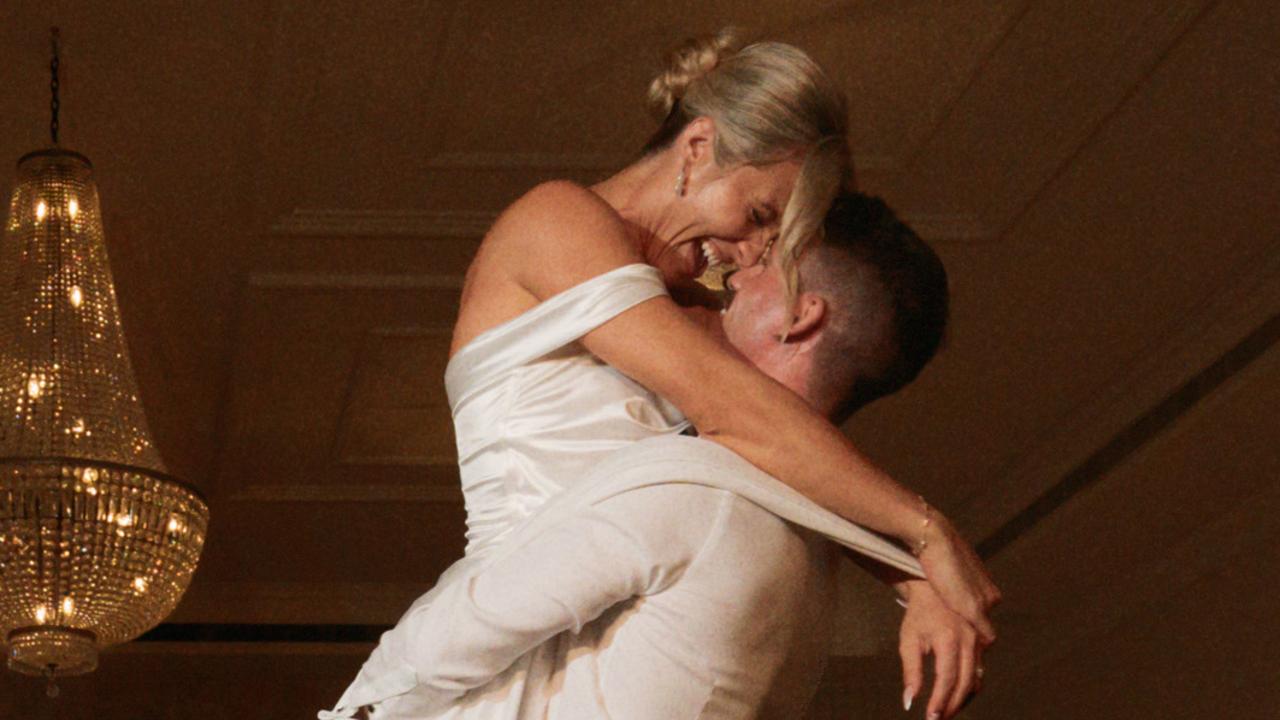 Olympic athlete marries in glam Gold Coast wedding