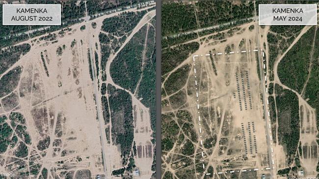 The site at Kamenka has been expanded. Picture: Google Maps, ESRI