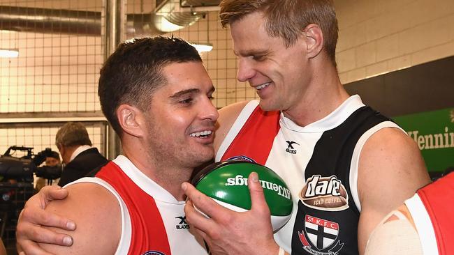 The future of St Kilda champs Leigh Montagna and Nick Riewoldt remains up in the air.