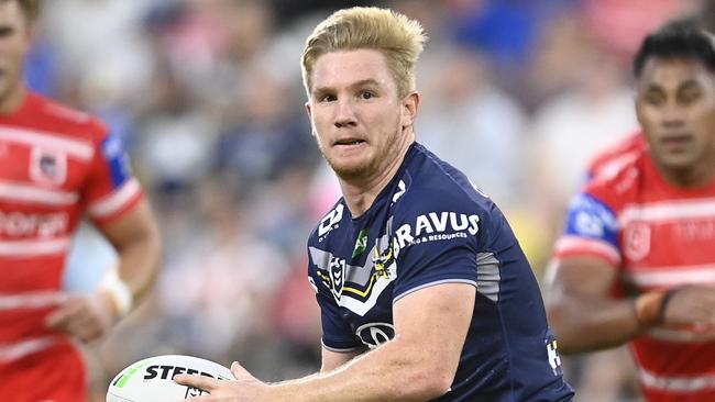 Cowboys half Tom Dearden is another option. Picture: Ian Hitchcock/Getty Images