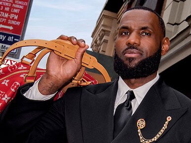 LeBron James Louis vuitton brand ambassador