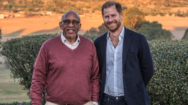 Prince Seeiso of Lesotho and Prince Harry, Duke of Sussex. Picture: Getty