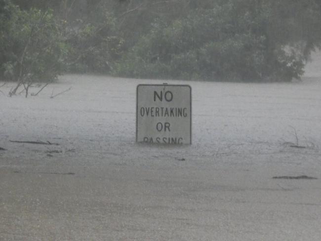 Almost 300mm of rain has been recorded in Kendall over the last few days, with the Bureau warning more is on the way. Picture: Facebook