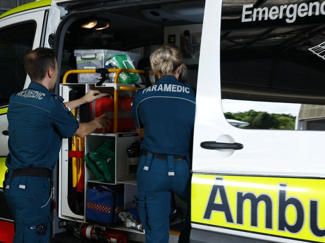 General, generic file photo of Queensland Ambulance Service advanced care paramedics responding to a medical emergency in Cairns. Picture: Brendan Radke